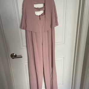 Formal jumpsuit. Open back